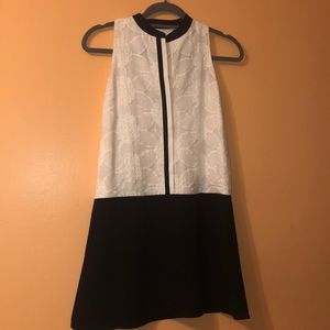 Black and white dress